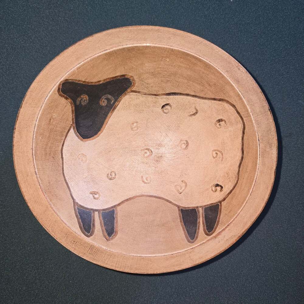 Duck Duck Goose Primitives Sheep Bowl